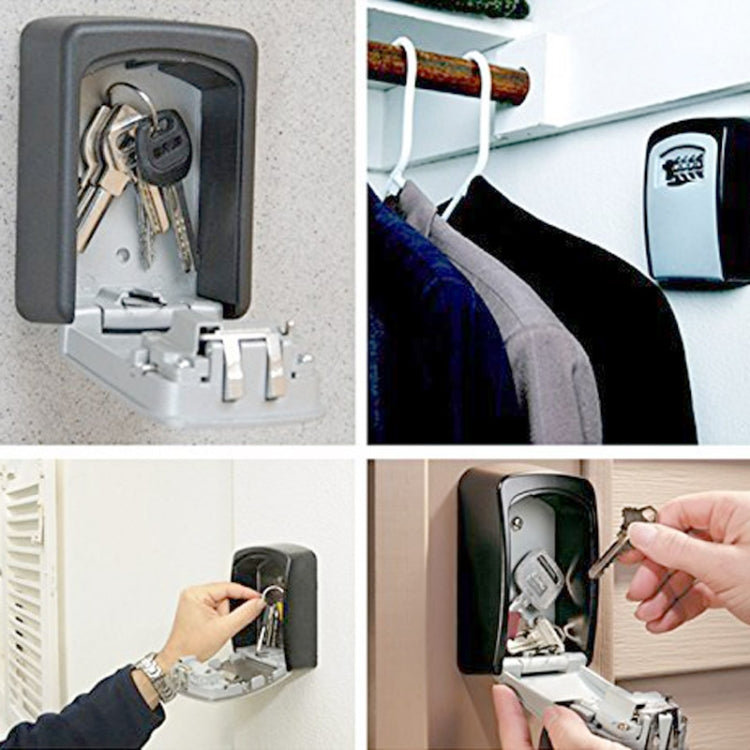 Wall-mounted Key Lock Box Household Pssword Safe Box Wall-mounted Key Lock Box Household Pssword Safe Box